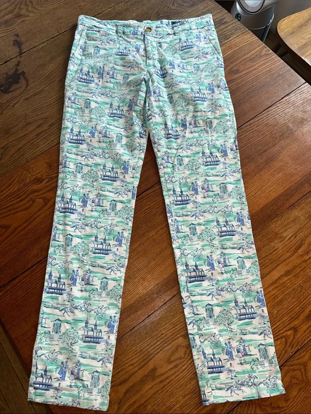 Vineyard Vines x Kentucky Derby 🐎 Pants 👖 Pockets! Cotton Spandex